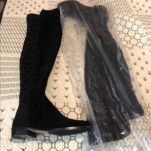 Vince Camuto Suede Thigh High Boots NWOT